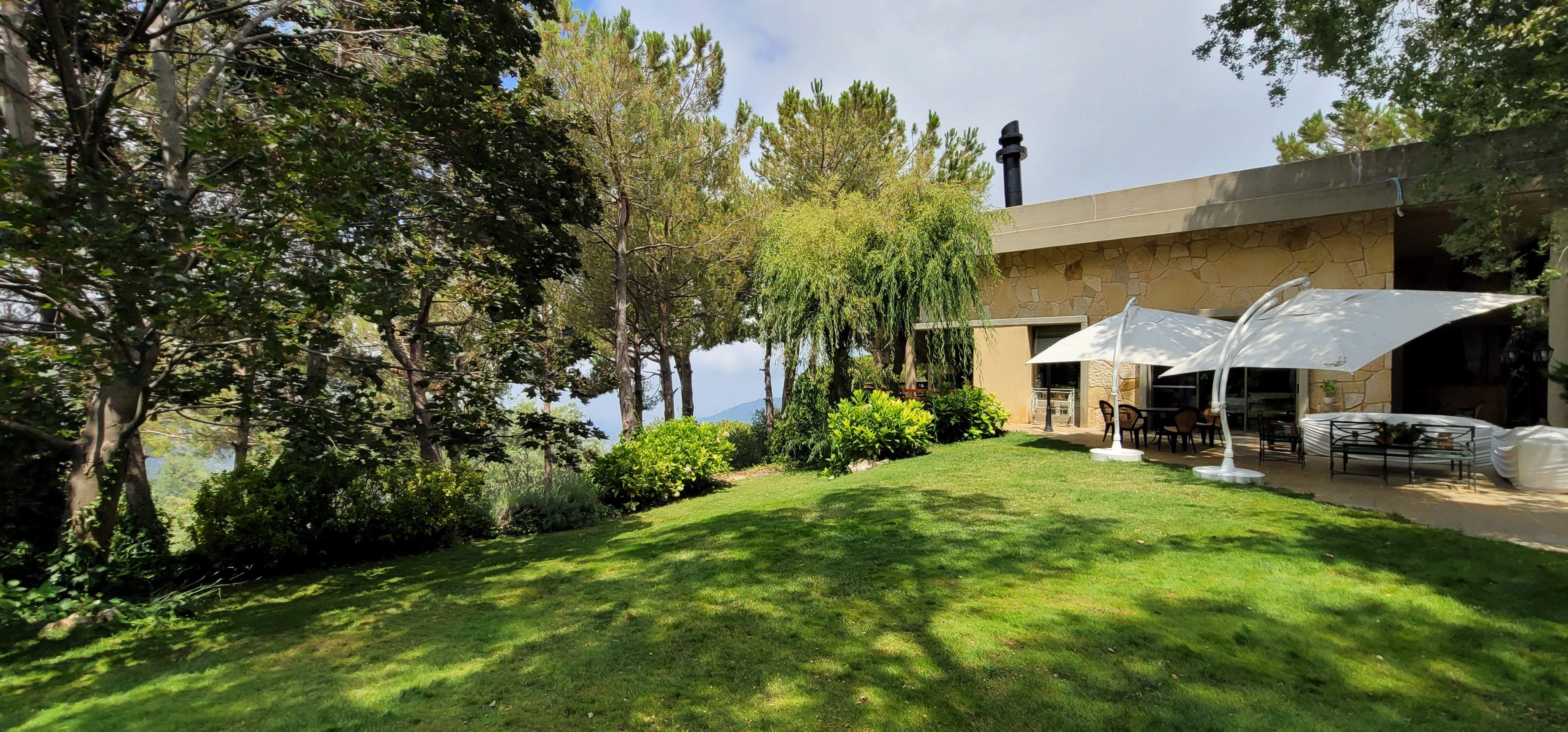 The Mont d'Almaz estate and villa